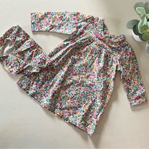 mini boden dress + bloomers